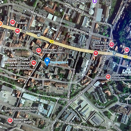 City Apart 2 Stadtwohnung Mit Netflix Nahe Bahnhof Sinsheim Zewnętrze zdjęcie